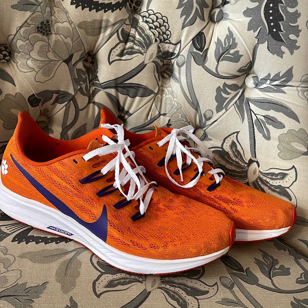 Nike 9.5 Clemson Zoom Pegasus 36 Running Shoes